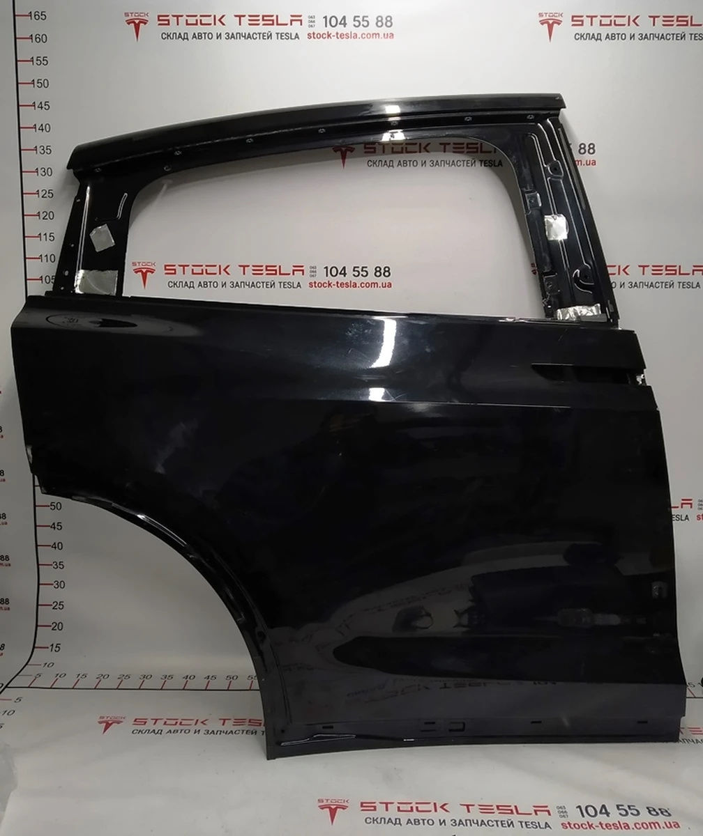 9 Двері задні права (метал) (з пошкодженнями) Tesla model X 1069538-E0-A