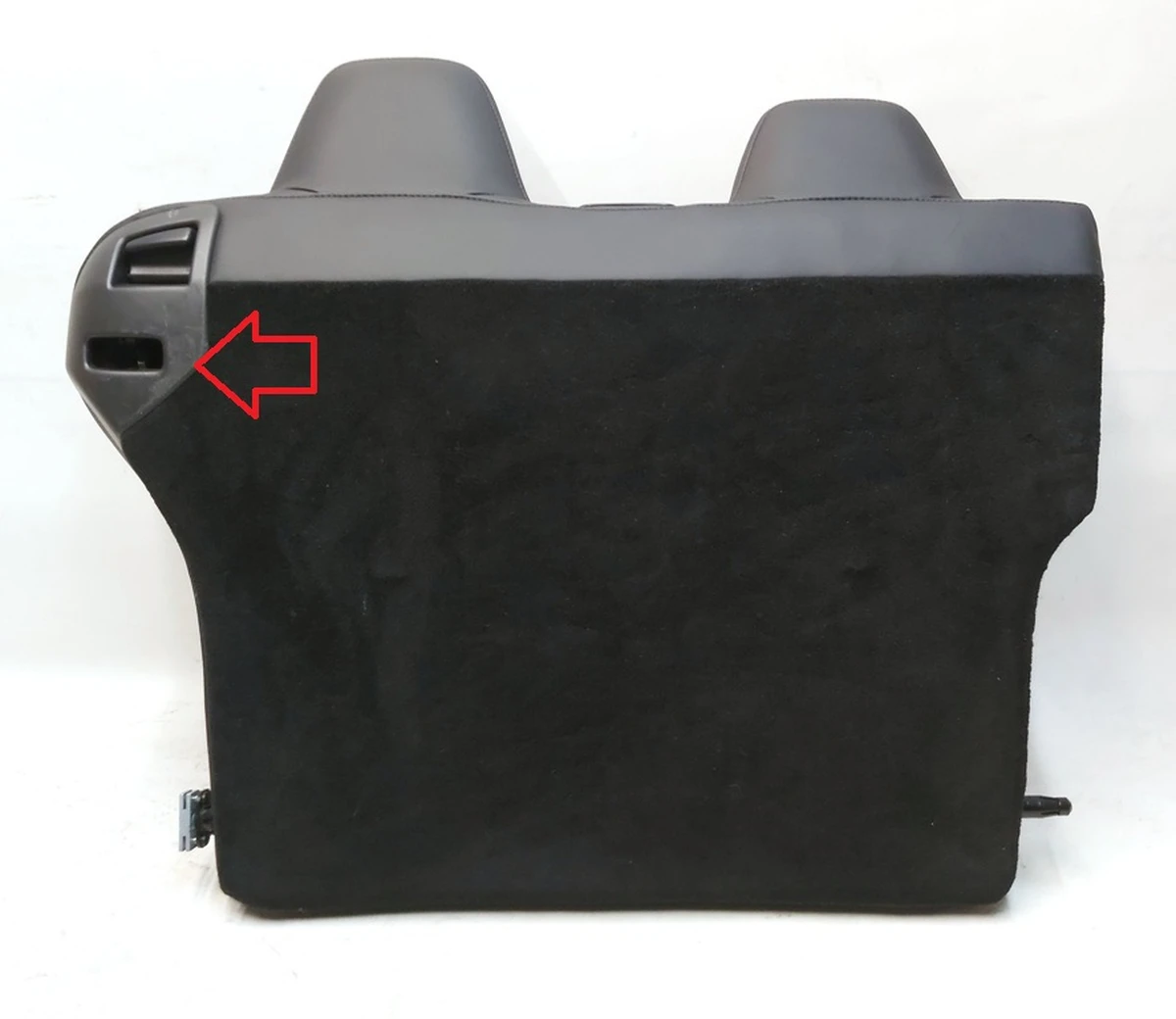 1 Спинка сидіння 2-го ряду подвійного BASE BLK (leather textile) Tesla model S, model S REST 1030472-01-B