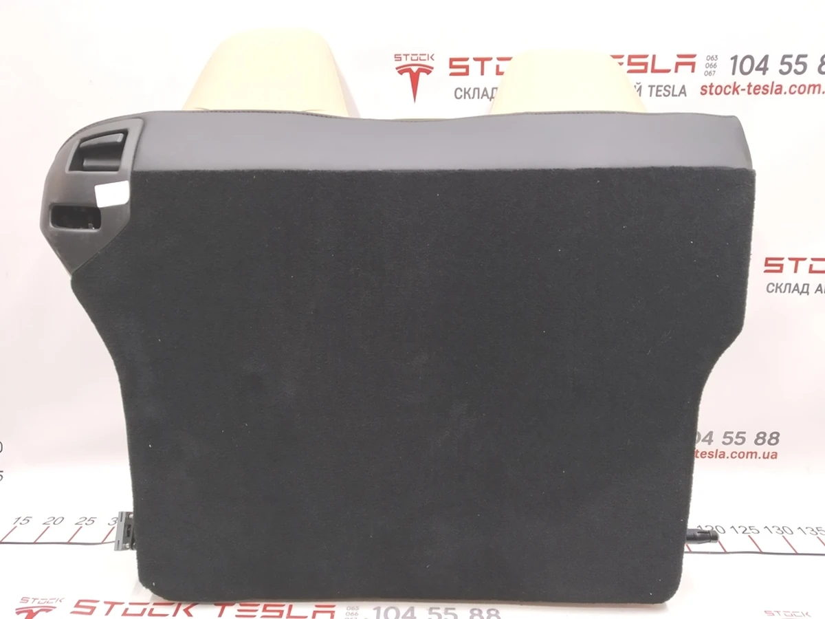 1 Seatback 2nd row double PREM TAN damaged Tesla model S, model S REST 1030477-03-B