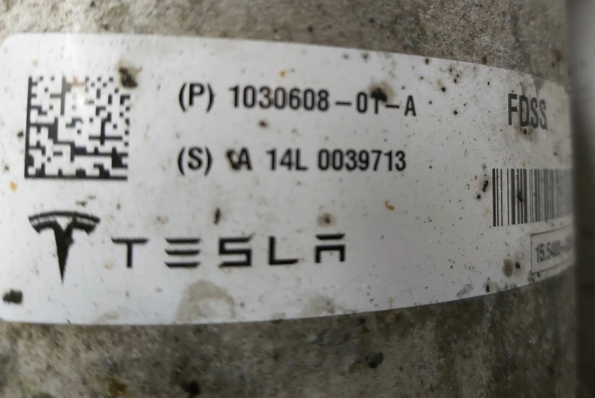 1 Модуль пневмо передній в зборі правий лівий AWD Tesla model S 1030608-01-A