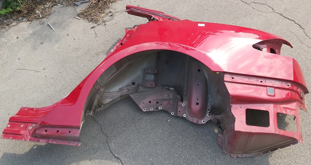 3 Четверть задняя левая крыло большое посадочное место порта зарядки PPMR Tesla model S REST 1031638-S0-A