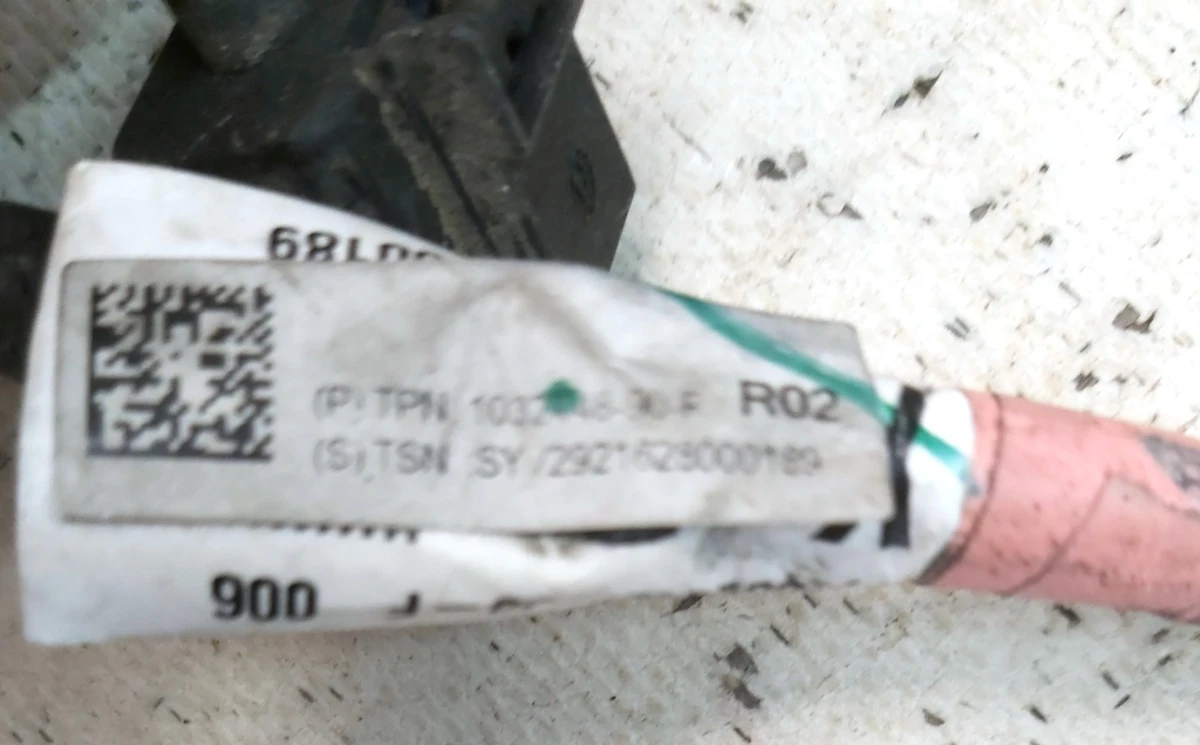 2 Проводка заднього підрамника AWD (повітряна підвіска) Tesla model X 1032448-02-G