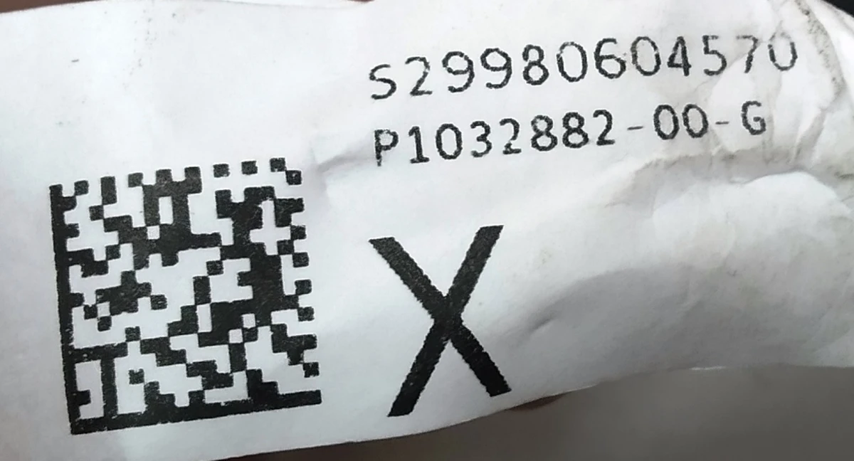 6 ASY,HRN,MDLX,ALL,REAR DOOR,UPPER,RH disassembled Tesla model X 1032882-00-G