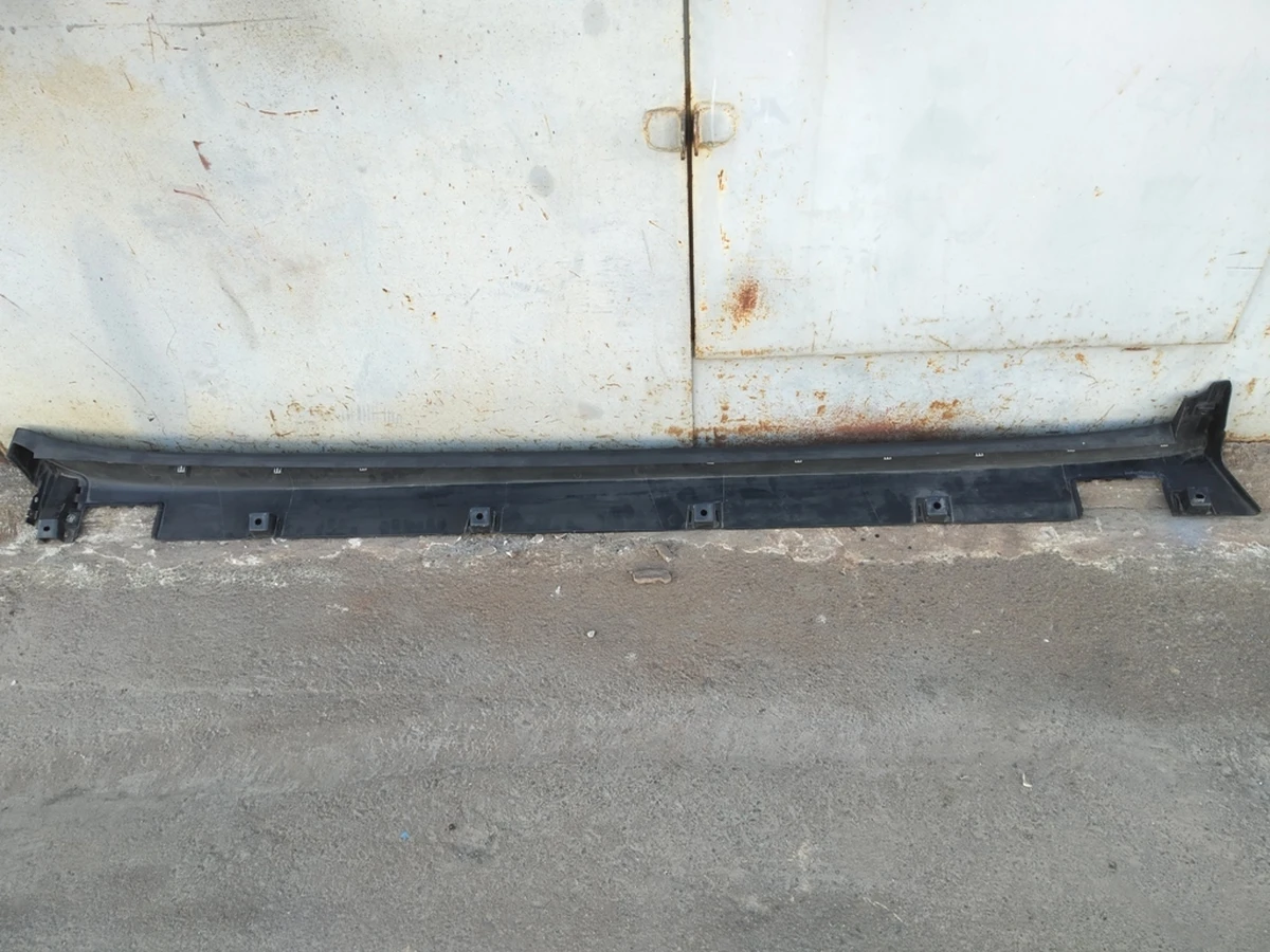 1 Накладка порога левая рокерная панель (структурная) паяная под покраску Tesla model X 1035096-00-D