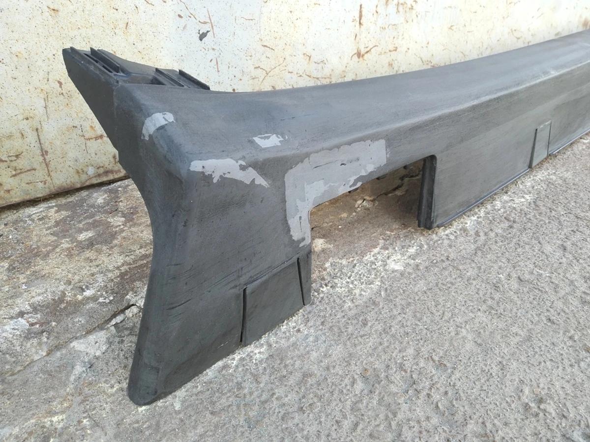 1 Накладка порога левая рокерная панель (структурная) паяная под покраску Tesla model X 1035096-00-D