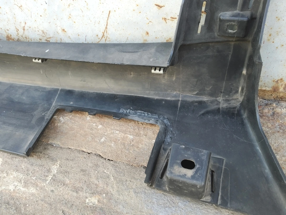 1 Накладка порога левая рокерная панель (структурная) паяная под покраску Tesla model X 1035096-00-D