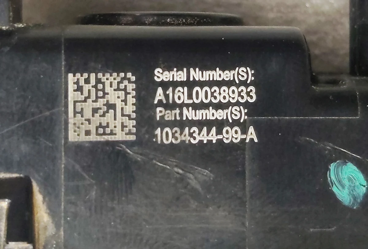 6 LAMP ASY, SIDE REPEATER (LH) CHROME Tesla model S REST 1034344-00-D