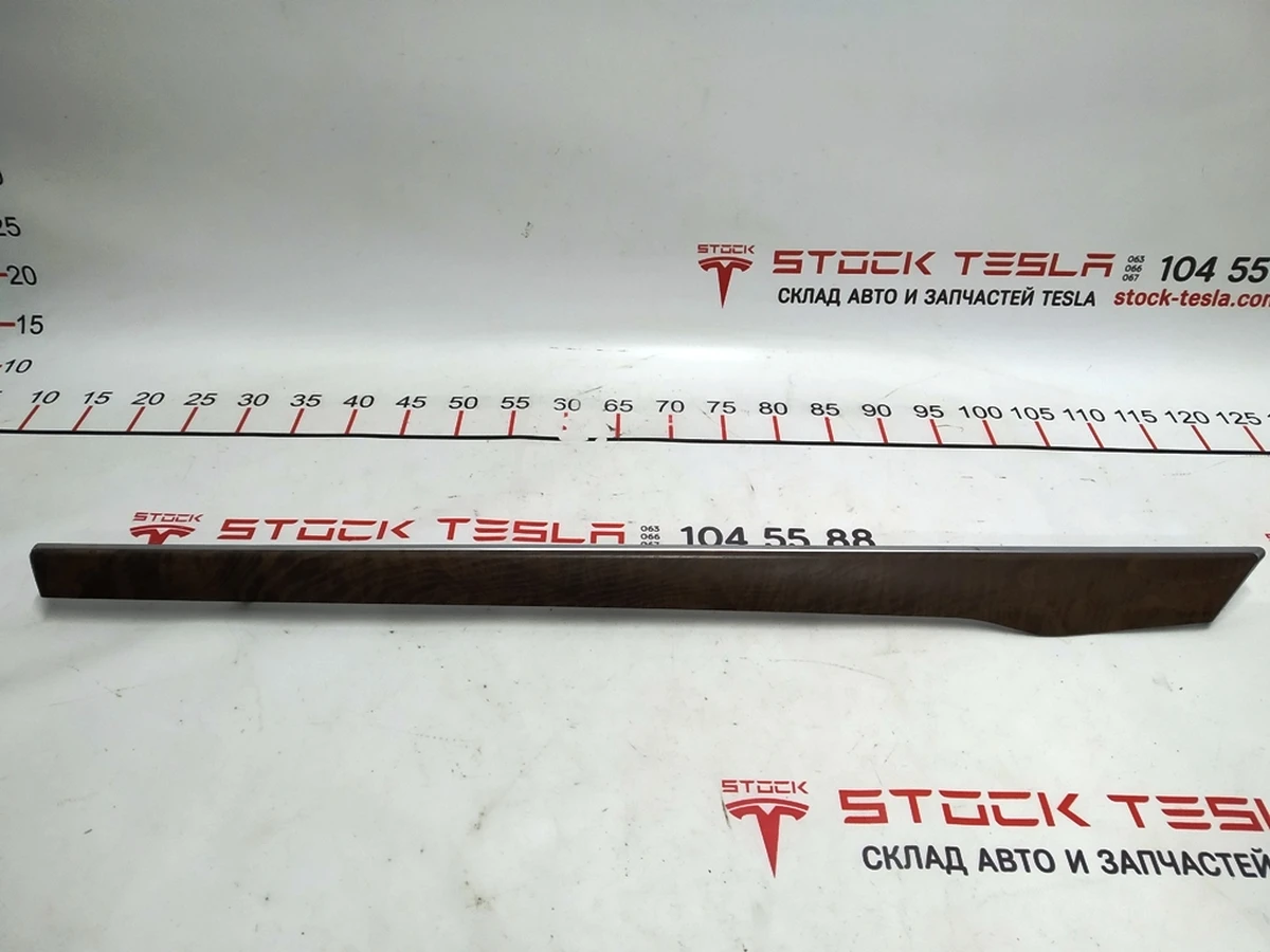 2 Накладка декоративна карти двері задньої лівої FIGURED ASH BURL Tesla model X 1035826-09-B