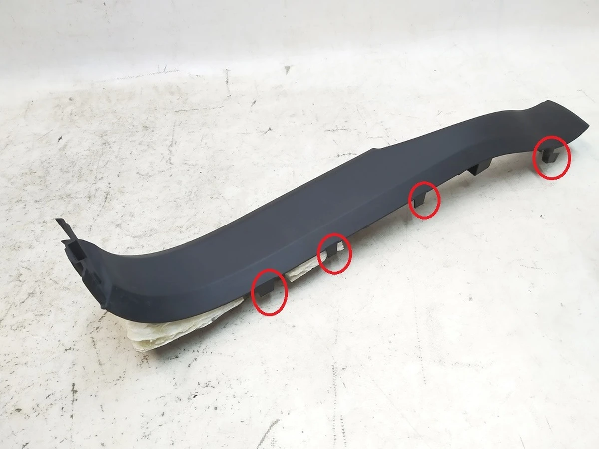 8 Облицювання стійки A нижня права (пошкодження) Tesla Model X 1035965-00-E