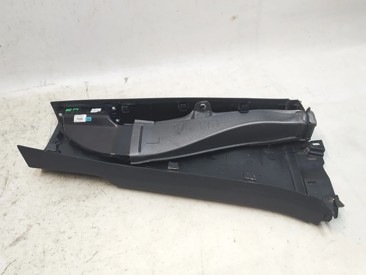 14 B-pillar lower assembly - LEFT HAND used Tesla Model X 1035967-00-G