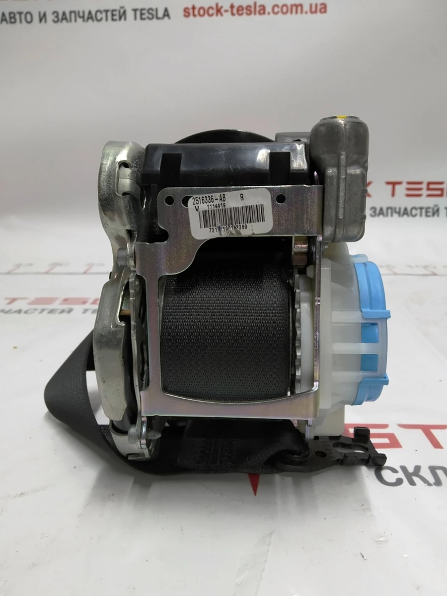 2 MX-LHD 1ST ROW RETRACTOR, TAN, PASS Tesla model X 1036738-05-E