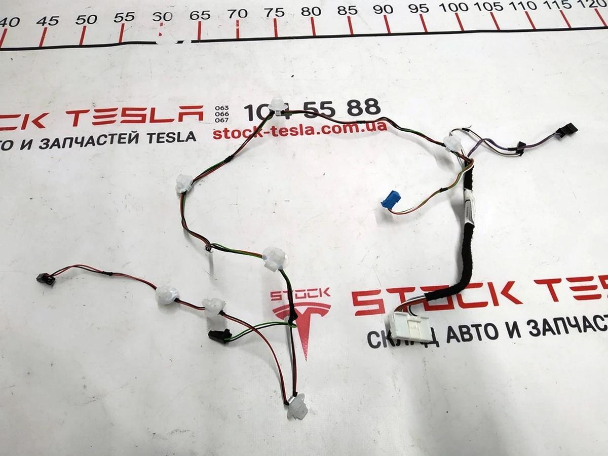 10 Електропроводка двері передньої лівої Tesla Model X 1036928-01-F
