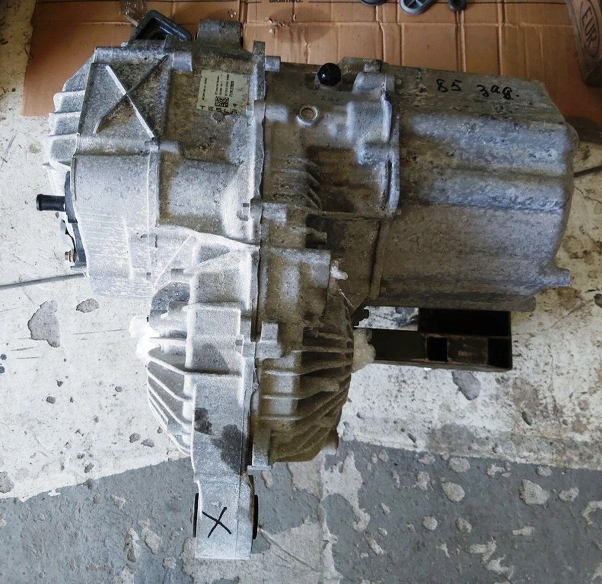 1 ASY,DRIVE,UNIT,3.0-150,REAR, ALUMINUM ROTOR without heat exchanger with damage Tesla model S REST, model X 1037000-20-A