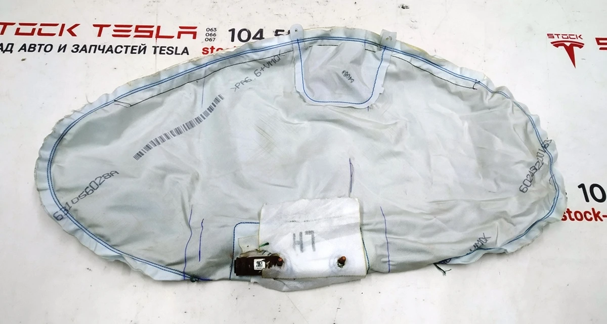 Подушка безпеки подвійного лівого сидіння 2-го ряду (під відновлення) Tesla model X 3123713-03-A
