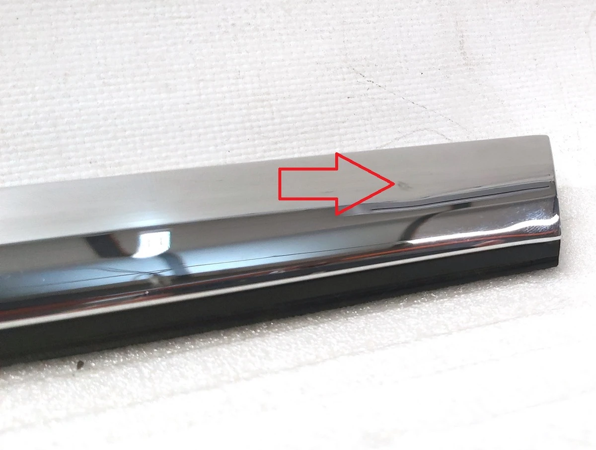 3 Молдинг зовнішній двері передньої лівої хром Tesla model S, model S REST 1038393-00-A