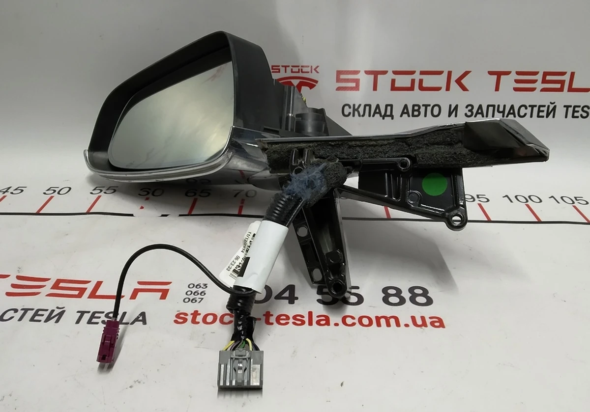 1 Зеркало наружное левое PREMIUM в сборе (без верхней накладки) Tesla model S, model S REST 1041317-00-Y