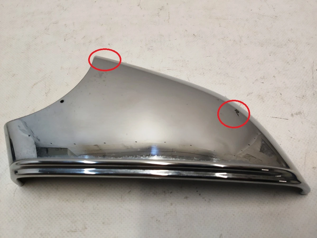 1 Накладка дзеркала зовнішнього лівого нижня 2148.3005 CHROME із пошкодженням Tesla Model S, Model S REST 1041317-00