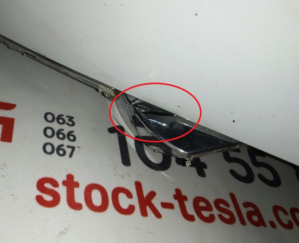 3 Зеркало наружное правое PREMIUM (без зеркального элемента, с повреждением)с автоскладыванием Tesla model S, model S REST 1041318-00-G