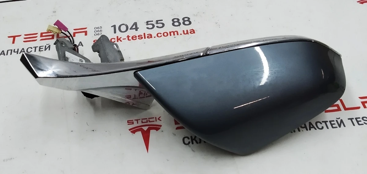 3 Дзеркало зовнішнє праве PREMIUM у зборі (з пошкодженням, без можливості автоскладання) Tesla model S, model S REST 1041318-00-G