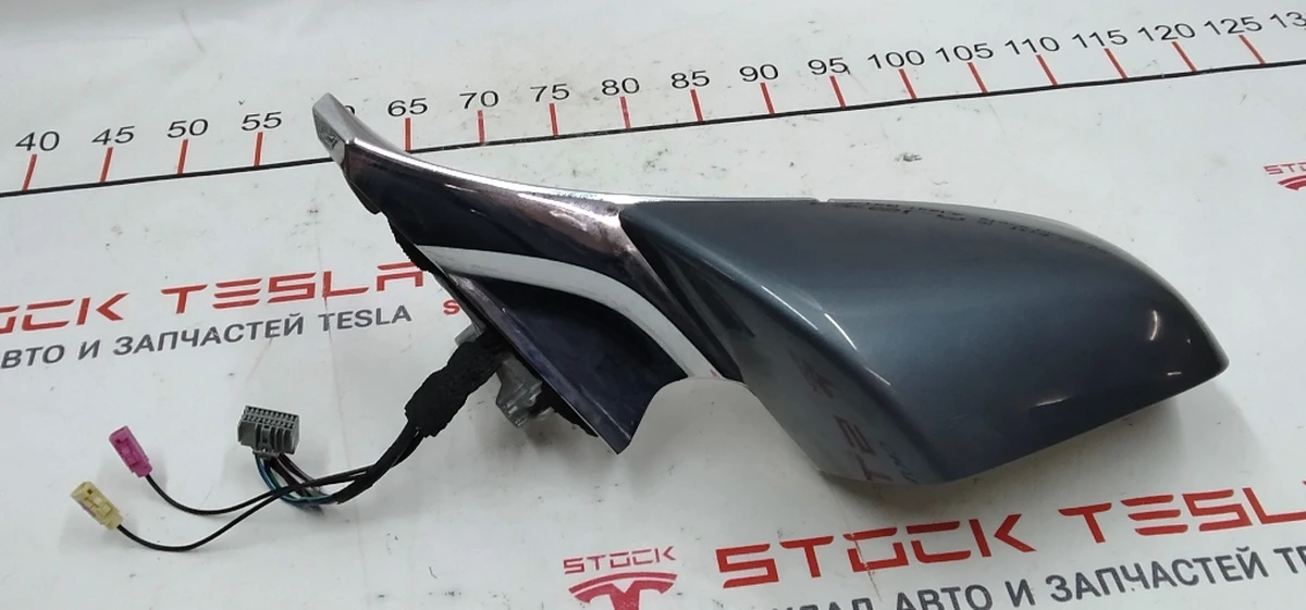 3 Дзеркало зовнішнє праве PREMIUM у зборі (з пошкодженням, без можливості автоскладання) Tesla model S, model S REST 1041318-00-G