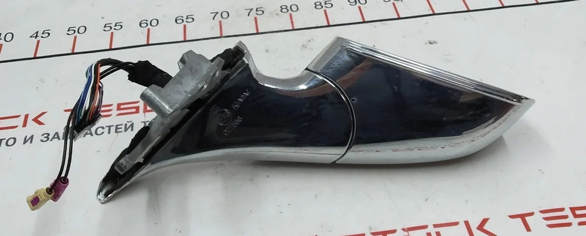 3 Дзеркало зовнішнє праве PREMIUM у зборі (з пошкодженням, без можливості автоскладання) Tesla model S, model S REST 1041318-00-G