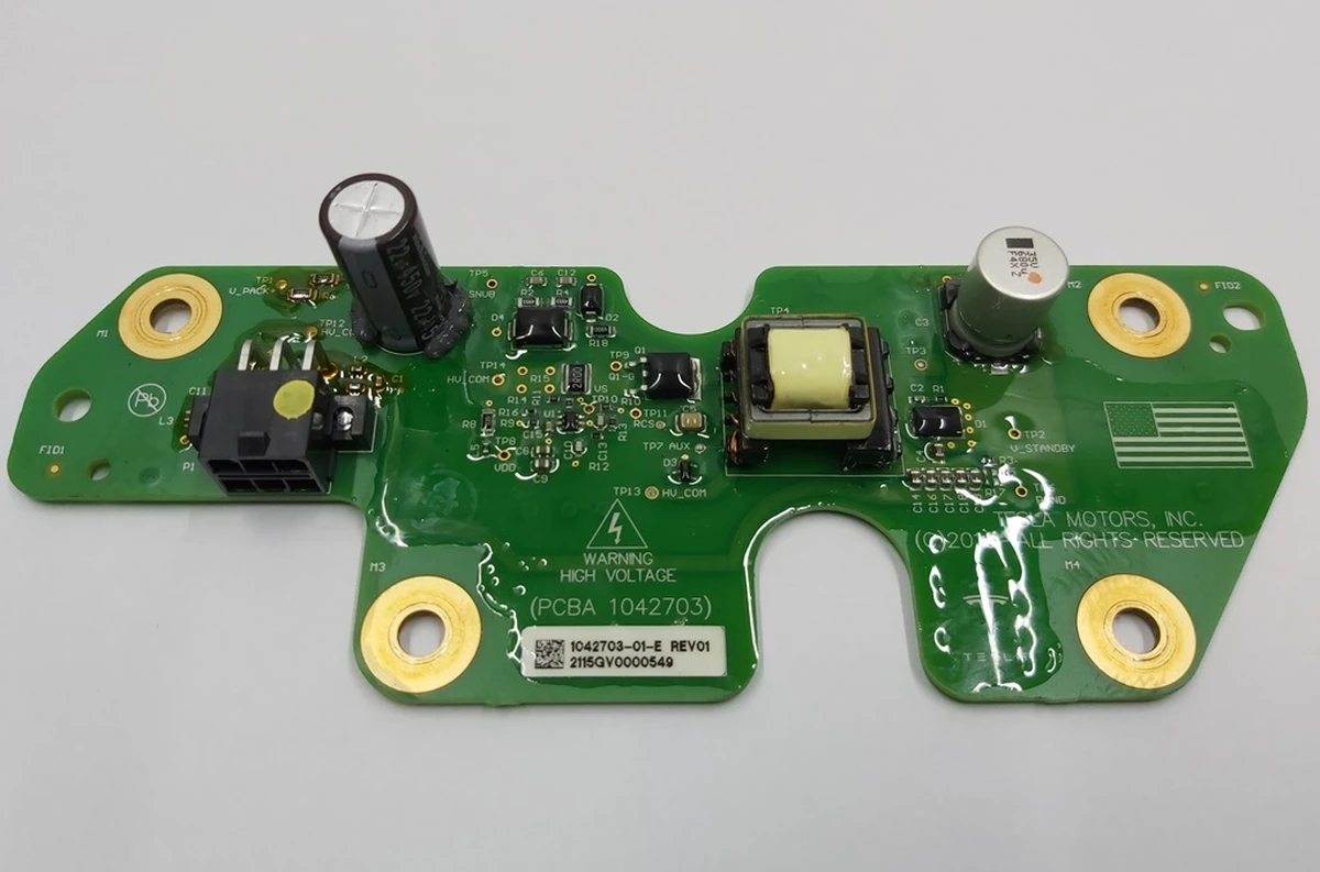 Блок живлення плати BMS управління основною батареєю REV01 Tesla model S REST, Tesla model X 1042703-01-G