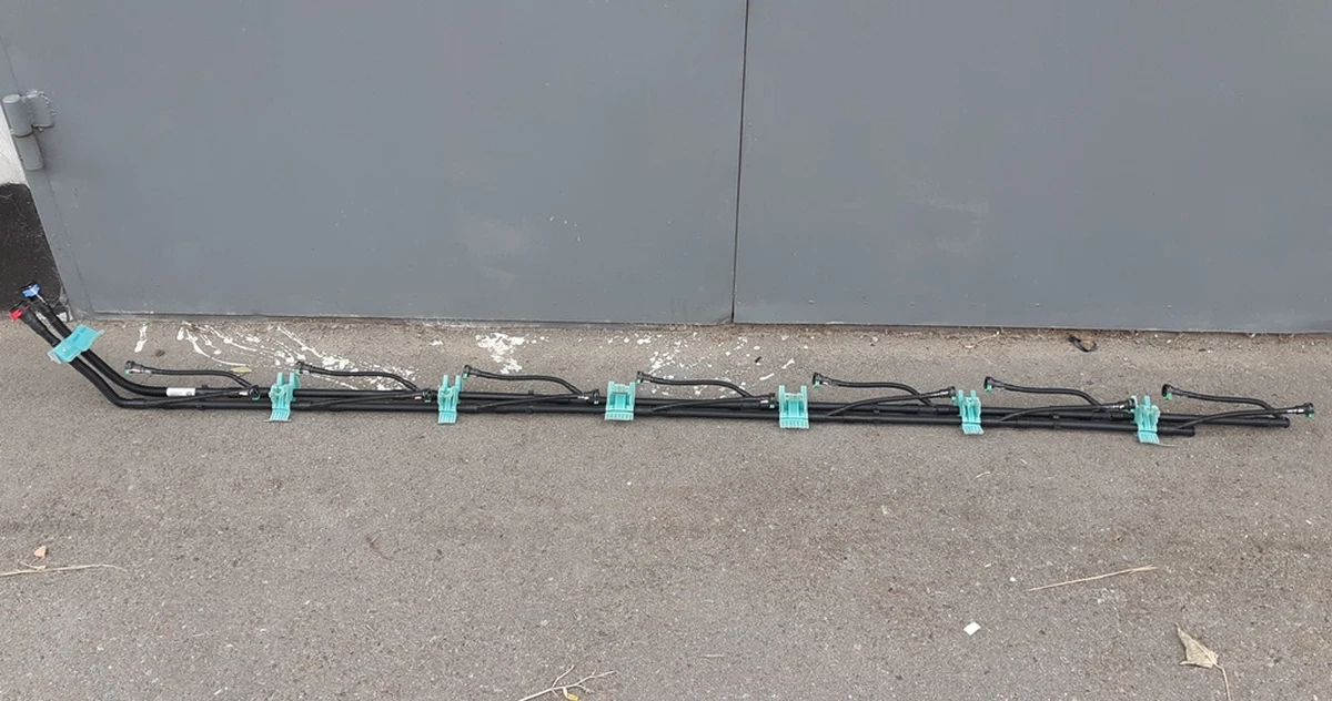 Branch pipe of the battery thermoregulation system left Tesla model S REST 1043853-00-C