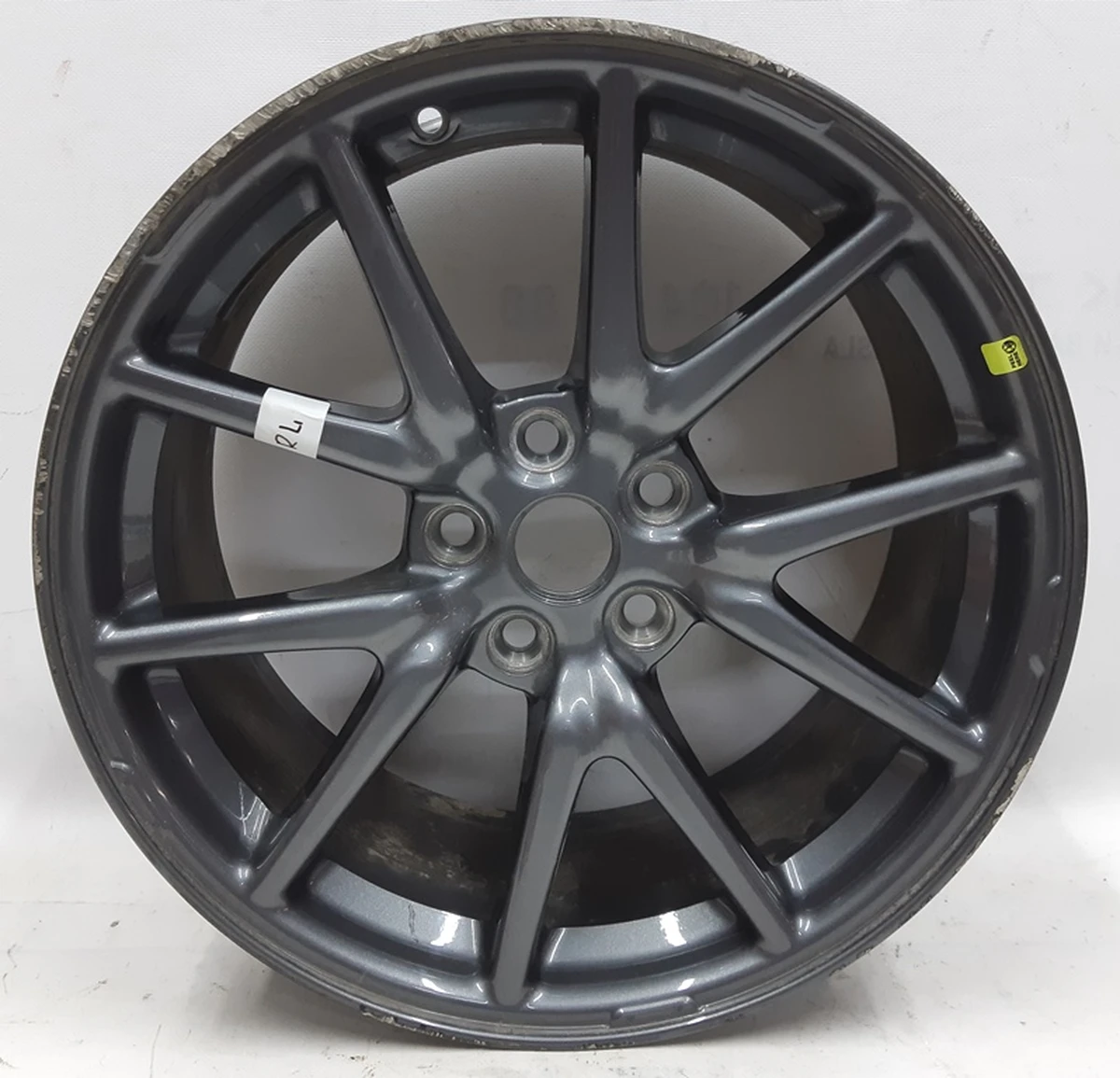 1 WHEEL, 18X8.5J ET40, AERO with damage Tesla model 3 1234221-00-C