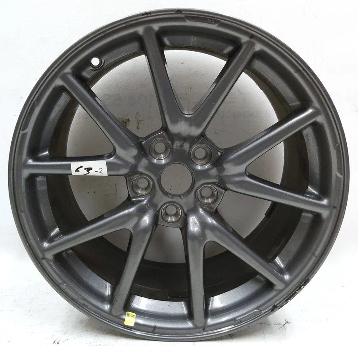 1 Wheel disk 18X8.5J ET40 AERO damaged Tesla model 3 1234221-00-C
