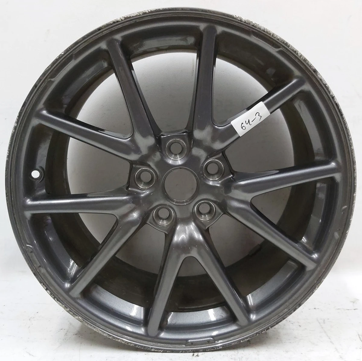 1 WHEEL, 18X8.5J ET40, AERO damaged Tesla model 3 1234221-00-C