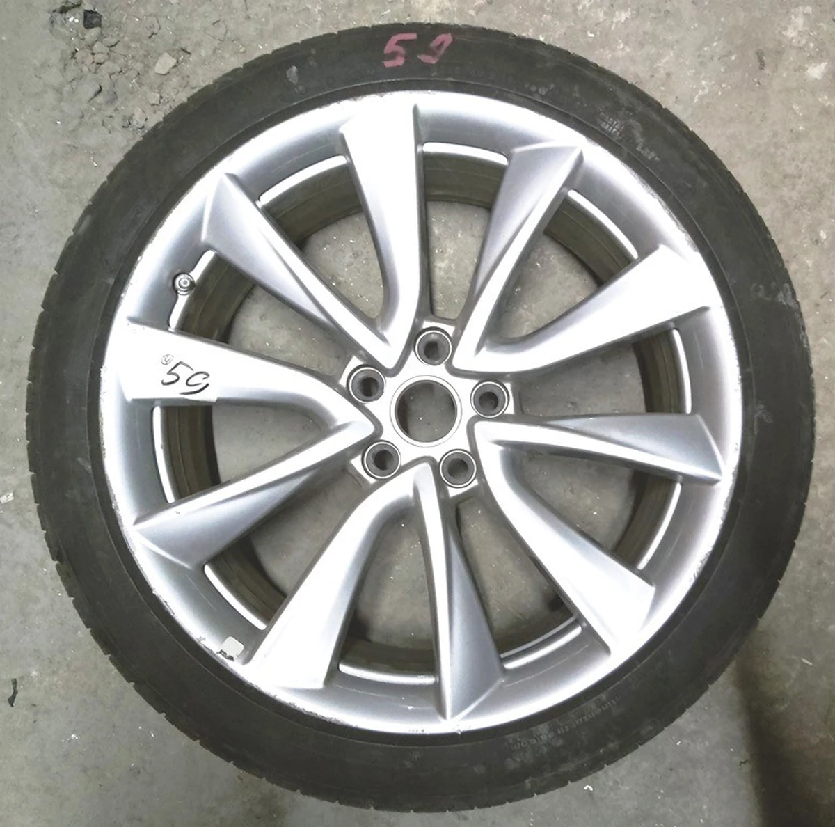 1 Шина 235/40R19 96W A/S CONTINENTAL PROCONTACT RX TIRE Tesla model 3 1044255-00-A