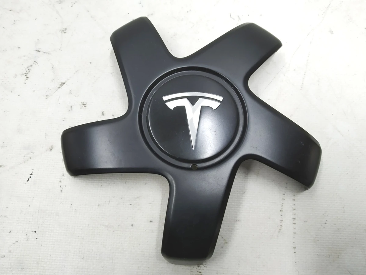 5 Center caps MAGNETO BLACK Tesla model 3 1044232-00-A
