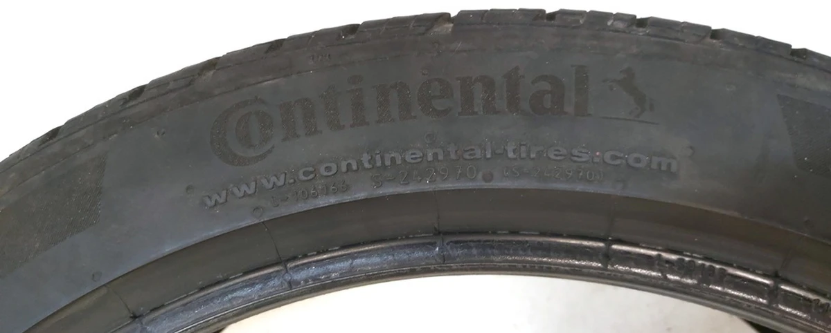 1 Шина 235/40R19 96W A/S CONTINENTAL PROCONTACT RX TIRE 4,67мм Tesla model 3 1044255-00-A
