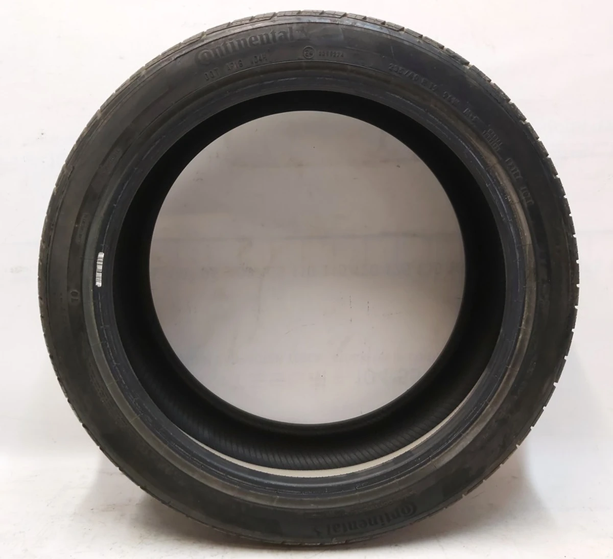 1 Шина 235/40R19 96W M/S CONTINENTAL PROCONTACT RX 6.70mm data 36/18 Tesla model 3 1044255-00-B