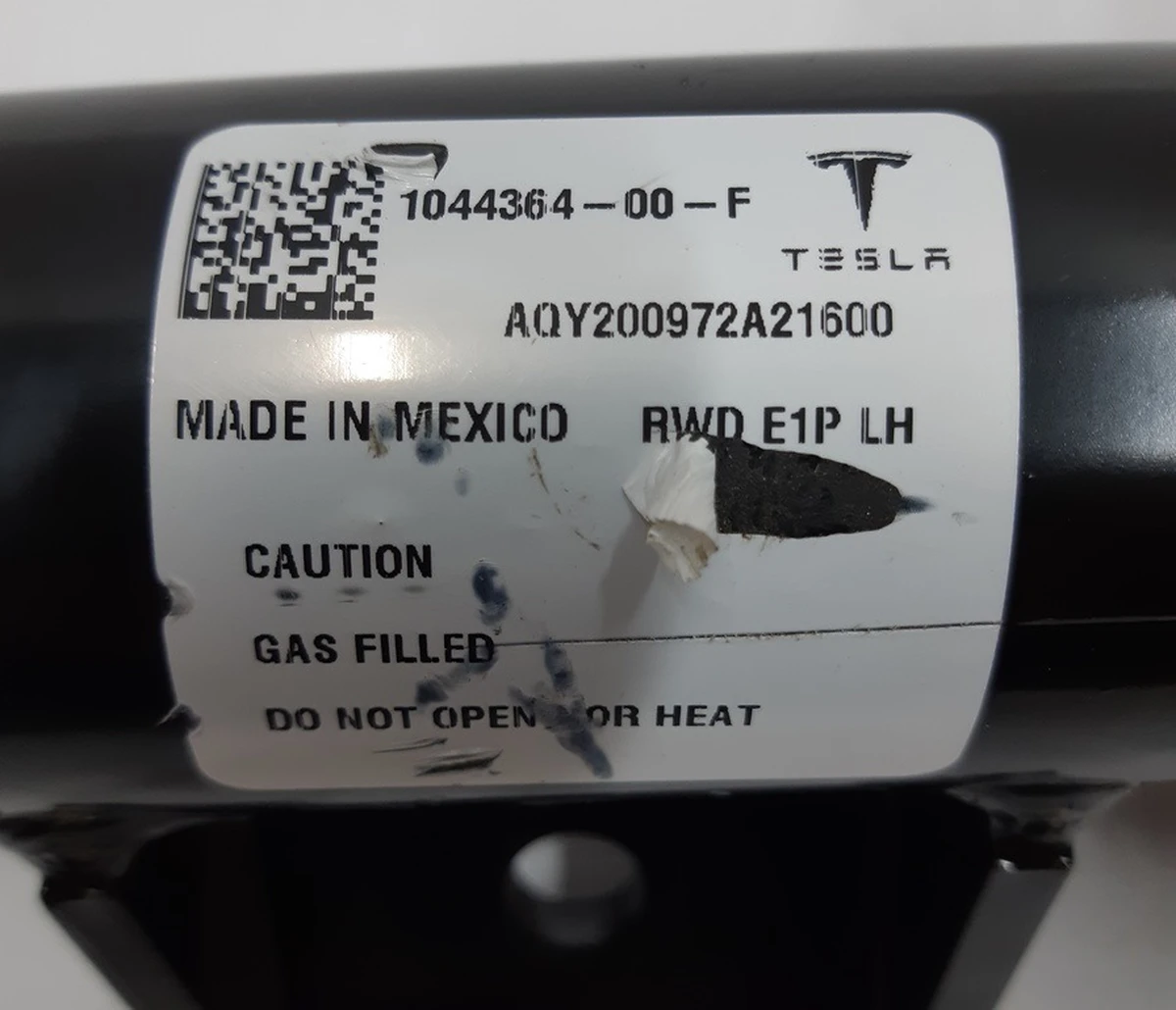 1 DAMPER ASSY FR LH RWD, COIL E1 Tesla model 3 1044364-00-F