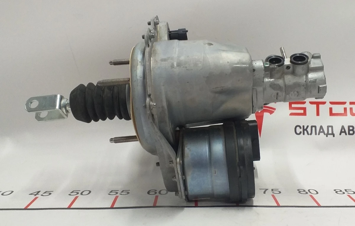 1 BRAKE BOOSTER AND MASTER CYL ASSY LHD partially assembled, without tank, lid, sensor Tesla model 3 1044671-99-F