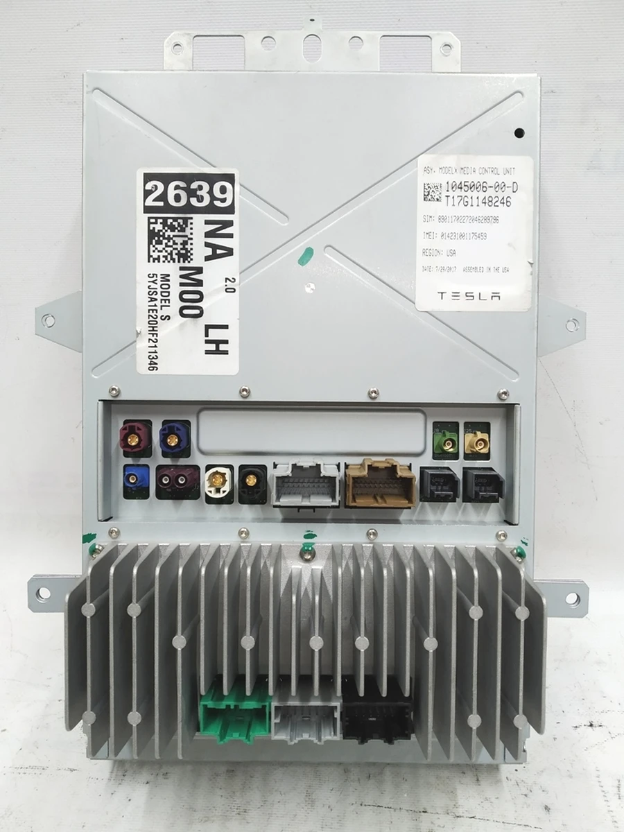 1 MCU main control unit (without touch screen and TEGRA processor) Tesla model S REST, Tesla model X 1045006-00-H