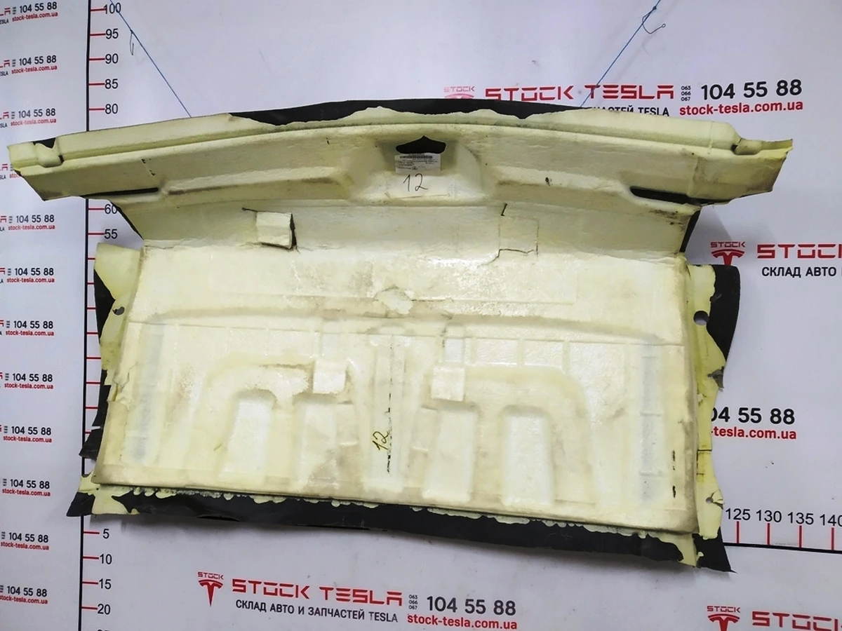 6 Upper rear motor heat and sound insulator Tesla model S, model S REST 1045234-00-D