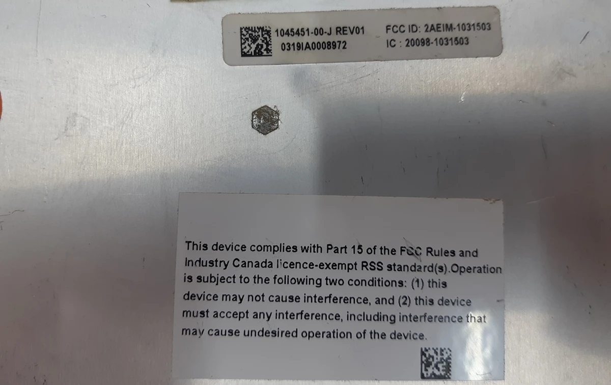 12 Боді-контролер центральний REV01 некондиція Tesla Model X 1045451-00-J