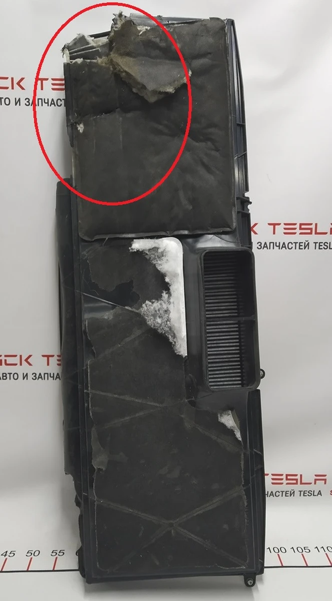 1 Фильтр воздушный салона гиппоаллергенный (HEPA) в сборе с повреждением Tesla model X 1045566-00-H