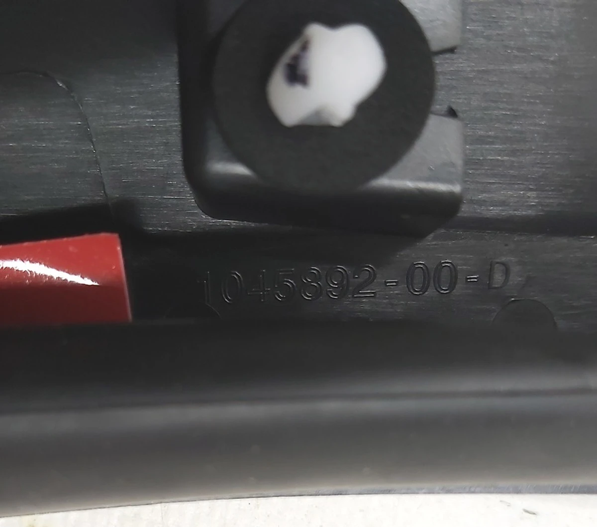 12 Decorative lining of the rear left door arch assembly with seal NEW Tesla model X 1045890-00-E