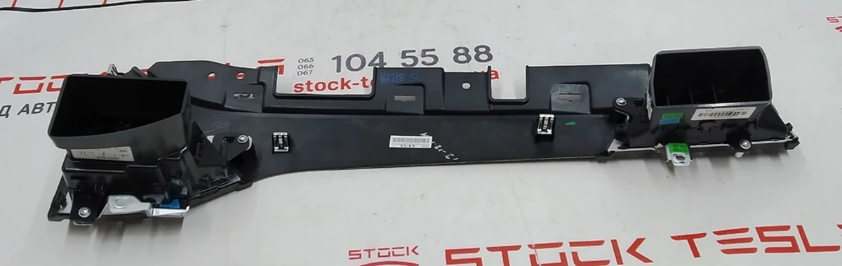 23 Decorative trim for the center panel pass. LINEAR DARK ASH LHD assy Tesla model S, model S REST 1045969-92-C