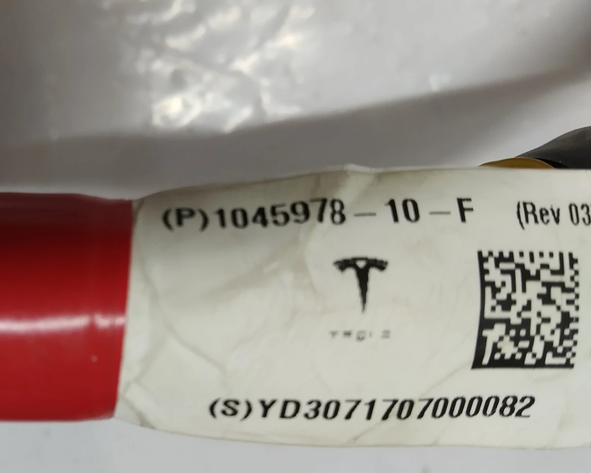 8 Провід високовольтний на вхід чарджер блоку (GEN3) (72A 1 фаза) Tesla model S REST, Tesla model X 1045978-10-G