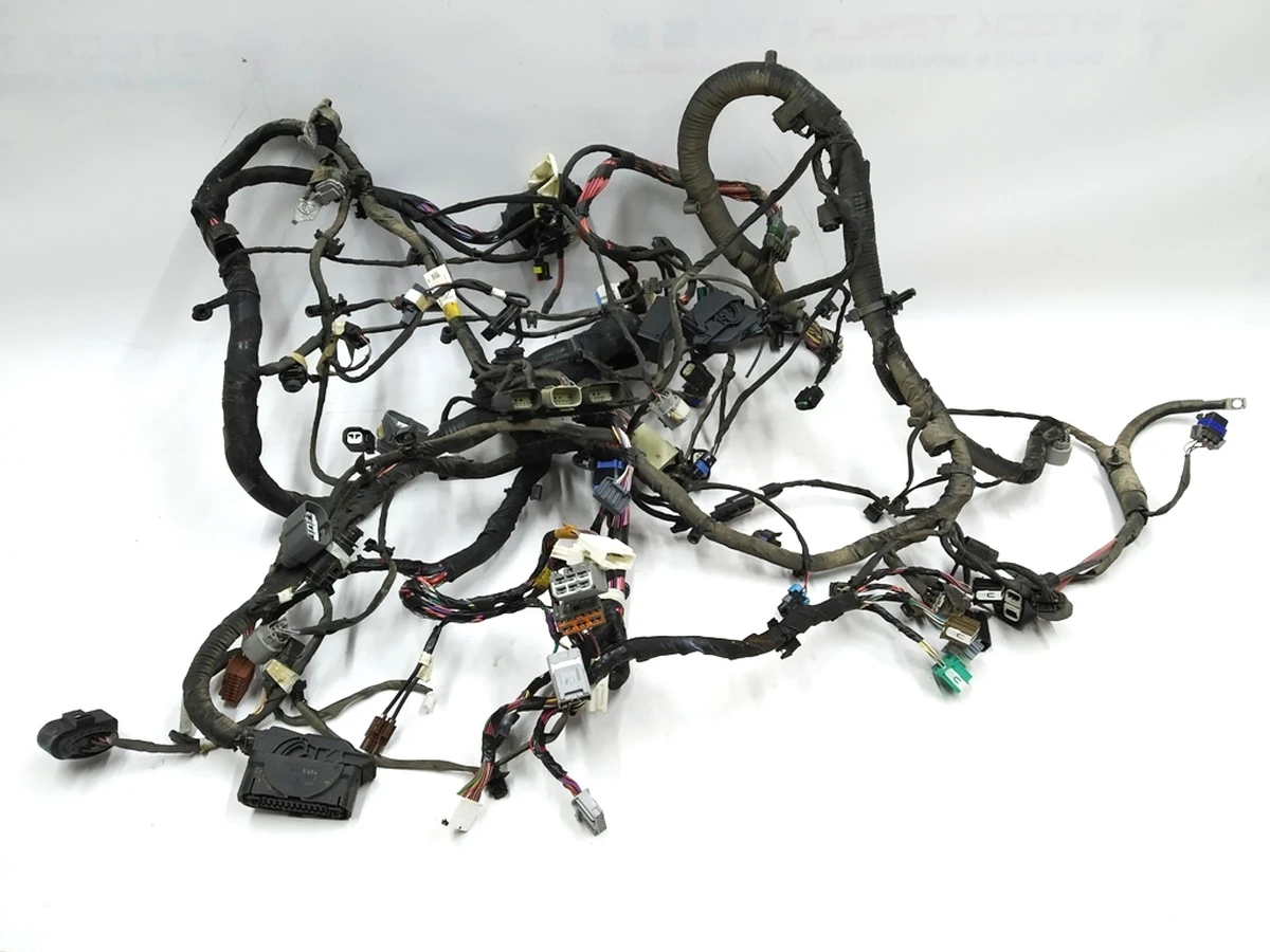 2 Электропроводка передняя подкапотная цельная RWD в разбор Tesla model S REST 1046132-07-S