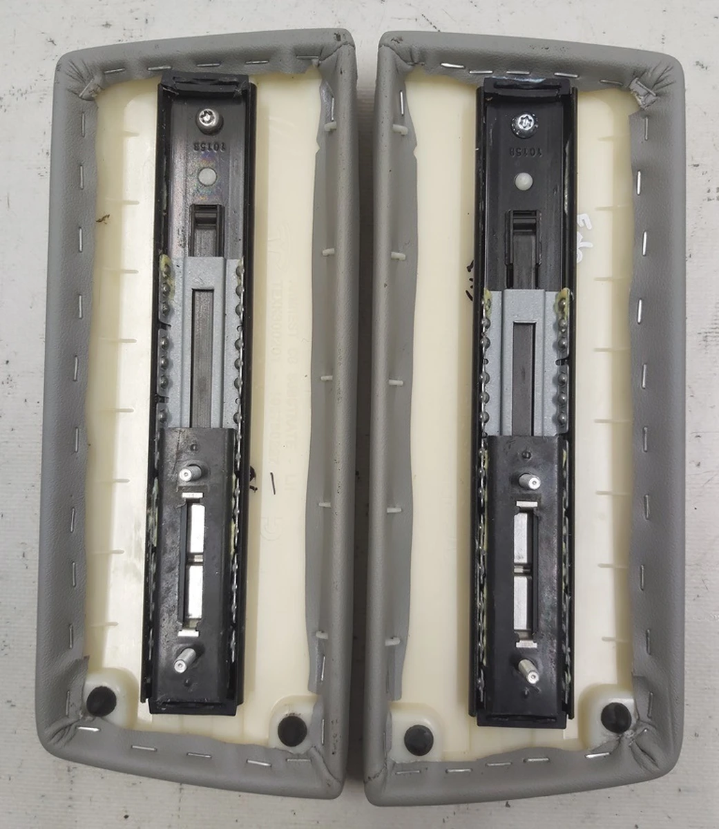 ASY, ARMREST PAD, SET, PVC GRAY assembled with brackets Tesla model X S REST 1046444-16-D