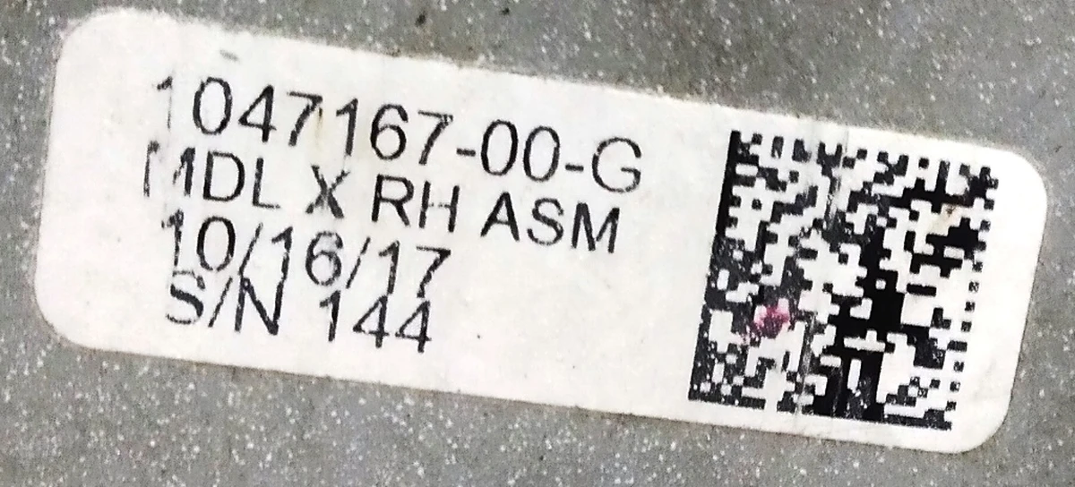 13 Четверть передняя правая лонжерон полный Tesla model X 1069431-S0-C