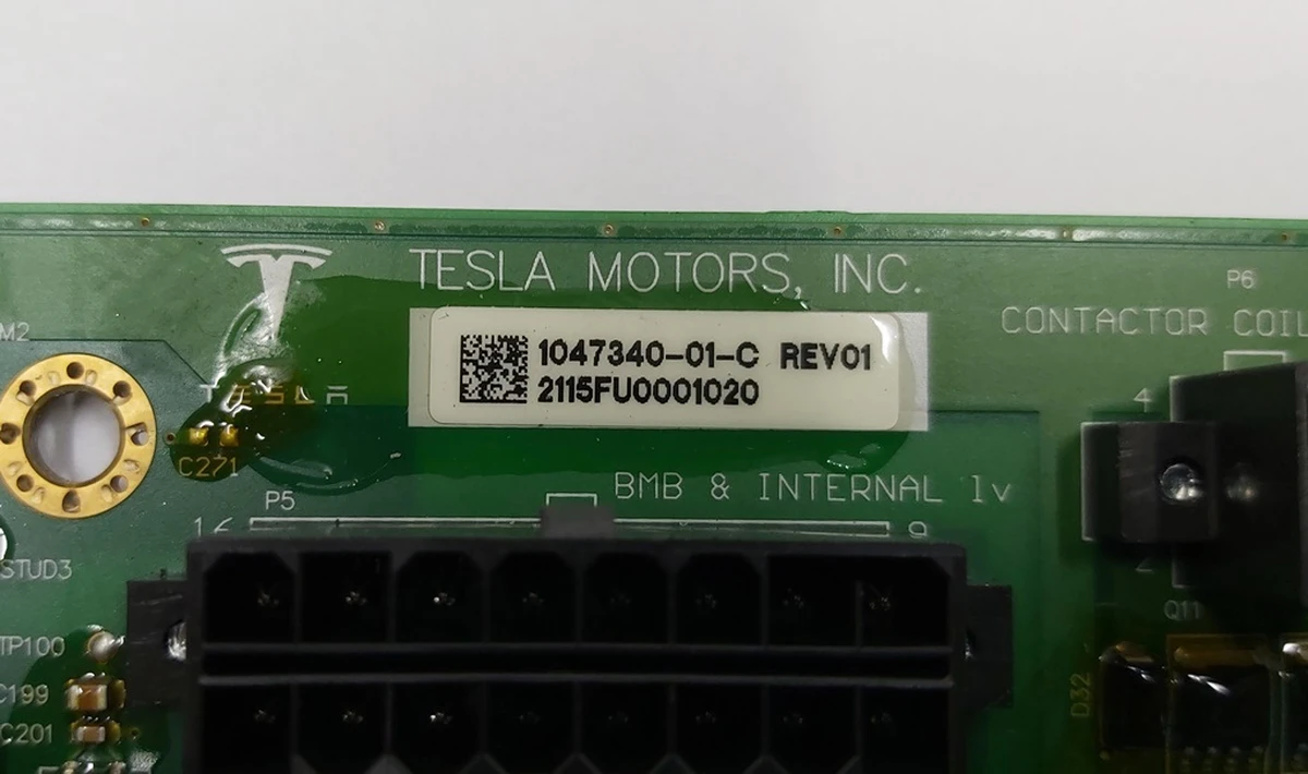 30 Main Battery Management BMS Board REV01 Tesla model S REST, Tesla model X 1047340-02-F