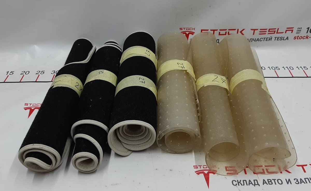 5 Набор напольных ковриков салона COMPART ZUMA с подложками фиксаторами Tesla model S REST 1047686-01-C