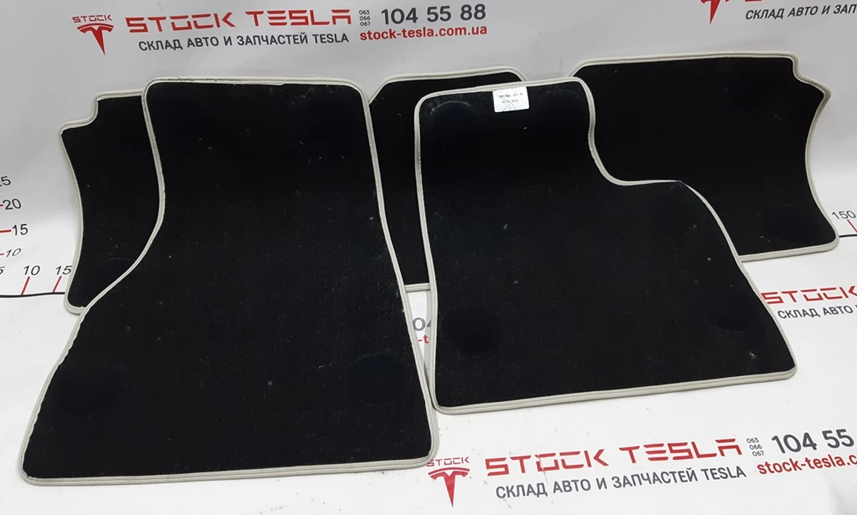 5 Набір килимків для підлоги салону COMPART ZUMA з підкладками фіксаторами Tesla model S REST 1047686-01-C