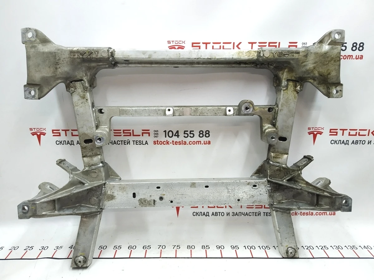 1 Front subframe with damage Tesla model X 1027516-00-E